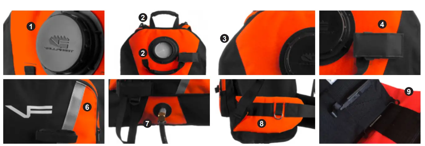VALLFIREST LT-02010 Extinguisher Backpack - fig 2
