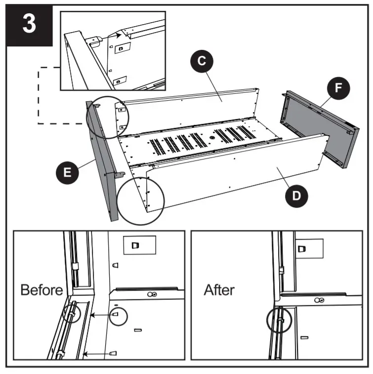 KOBALT 0019000 48-in 2 Door Cabinet - Assemvly3