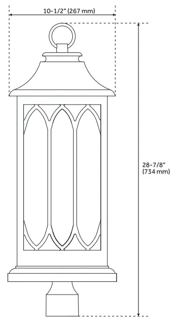 PARK-HARBOR-440647-29-Inch-Stonehouse-3-Light-Outdoor-Post-Lantern-fig-2