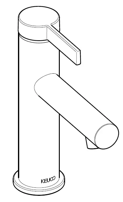 KEUCO IXMO Basin Mixer with Single-Lever Mixer
