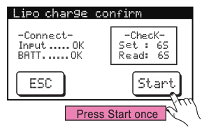 TENERGY T180 100W Touchscreen Intelligent Balance Charger - setup4