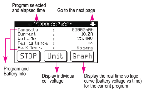 TENERGY T180 100W Touchscreen Intelligent Balance Charger - setup5