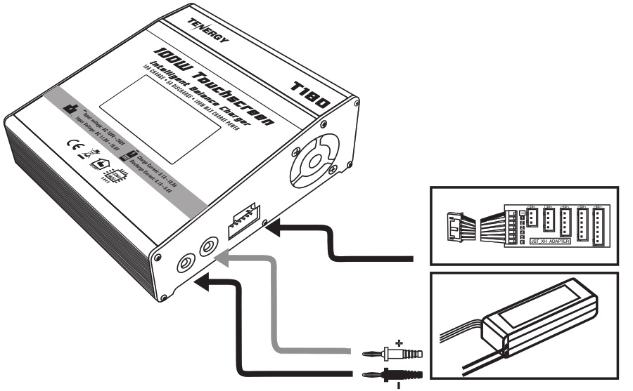 TENERGY T180 100W Touchscreen Intelligent Balance Charger