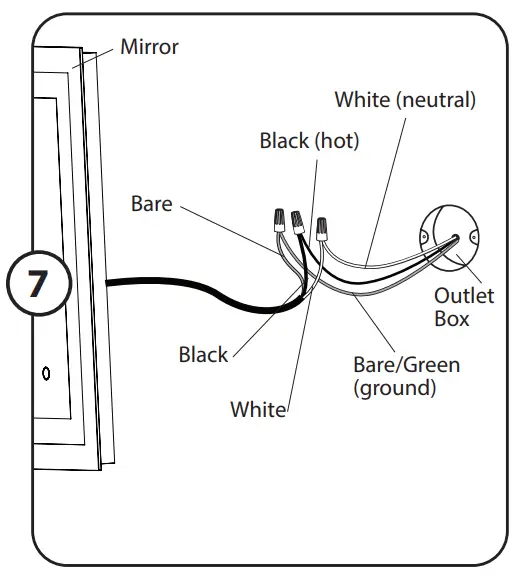Lowe s 59002 LED Lighted Mirror - fig 8
