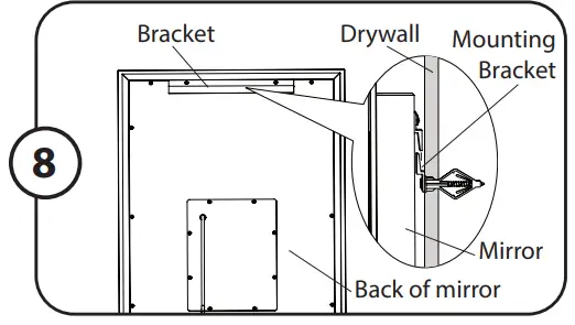 Lowe s 59002 LED Lighted Mirror - fig 9
