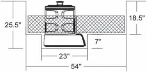 49000 - EXCAVATE LOCATION OF PONDLESS WATERFALL VAULT 1