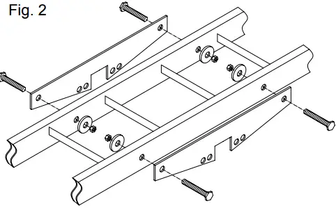 BLACK WIDOW AMC-400-DLX Series Aluminum Motorcycle Carrier with Wheel Chock-FIG4