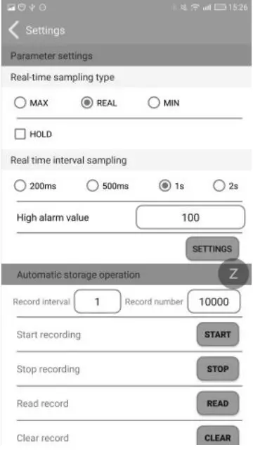 wintact-WT85B-Digital-Sound-Level-Meter-with-Bluetooth-fig 18