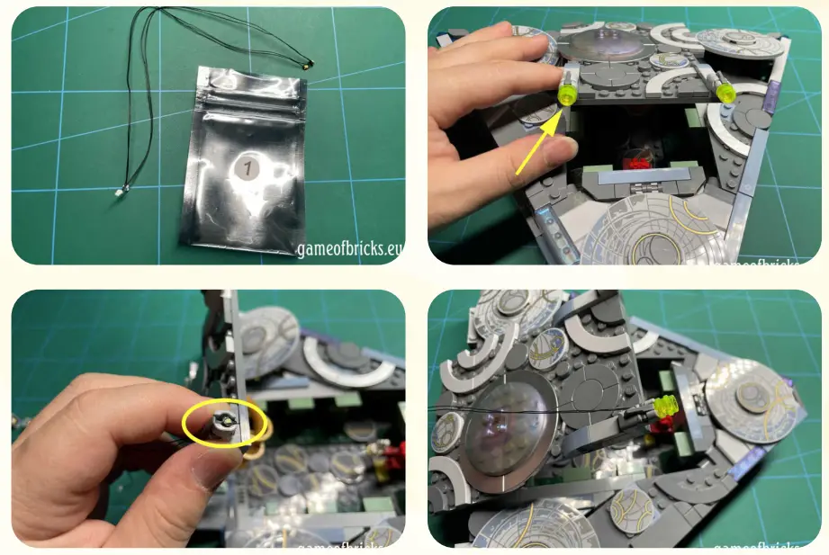 GAME OF BRICKS 76156 Light Kit for Rise of the Domo - 1