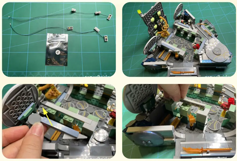 GAME OF BRICKS 76156 Light Kit for Rise of the Domo - 12