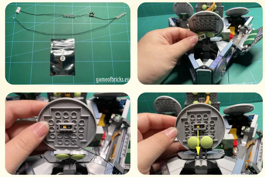 GAME OF BRICKS 76156 Light Kit for Rise of the Domo - 4