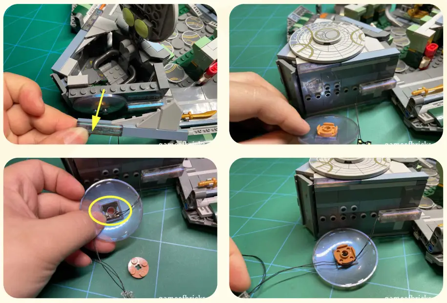 GAME OF BRICKS 76156 Light Kit for Rise of the Domo - 6