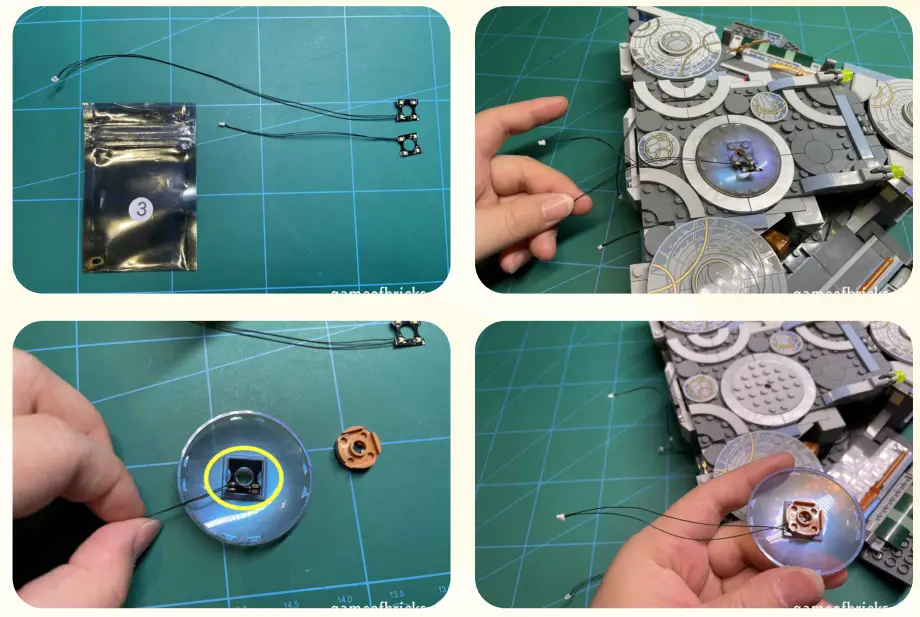 GAME OF BRICKS 76156 Light Kit for Rise of the Domo - 9