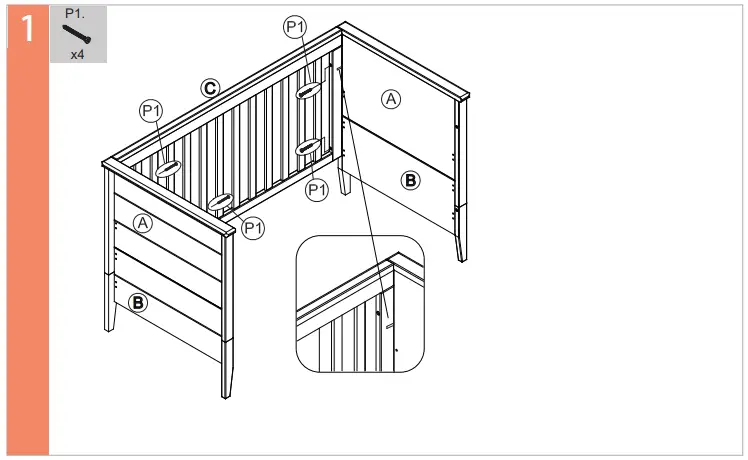 cuggl- 2991519-Canterbury-Cot-Bed-fig-2