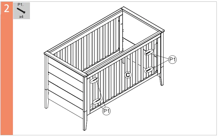cuggl- 2991519-Canterbury-Cot-Bed-fig-3