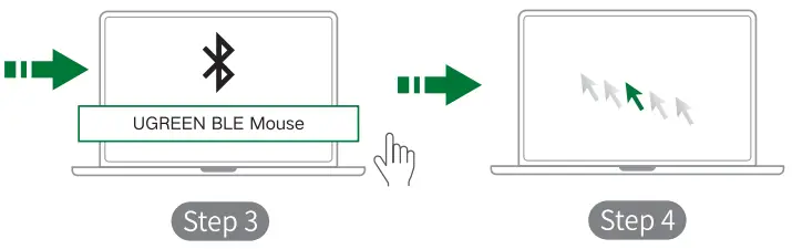 UGREEN MU101 Ergonomic Wireless Mouse - Figure 6