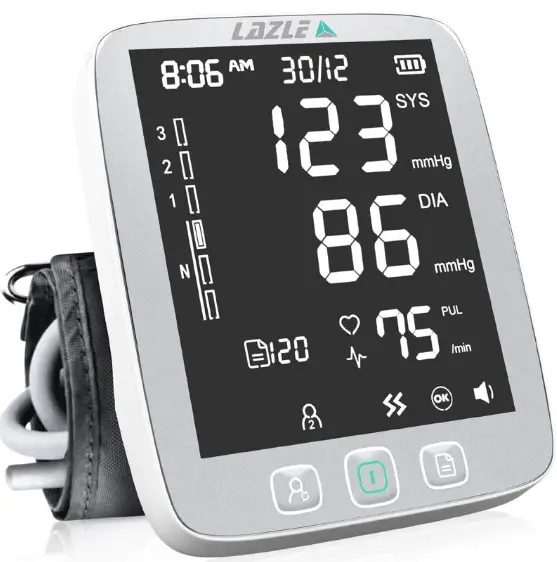 LAZLE-JPD-HA101-Fully-Automatic-Upper-Arm-Blood-Pressure-Monitor-product