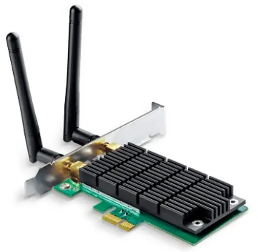 tp-link Archer T6E AC1300 Wireless Dual Band PCI Express -- LED