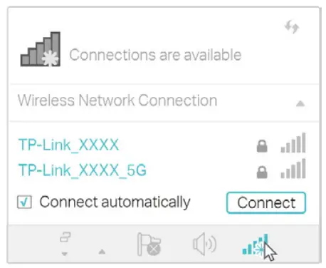 tp-link Archer T6E AC1300 Wireless Dual Band PCI Express -- connection