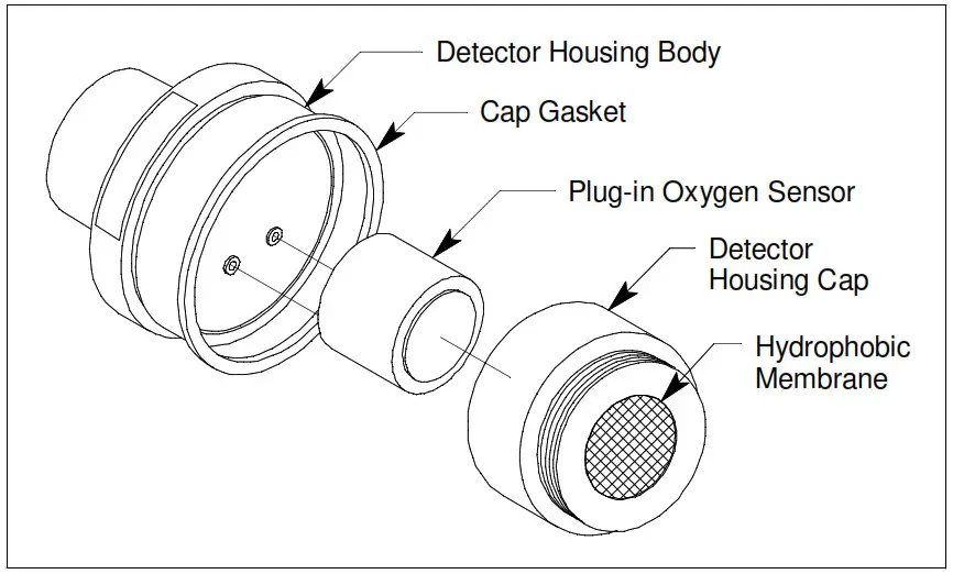 RKI INSTRUMENTS 65-2494RK Oxygen Detector-- Oxygen Detector