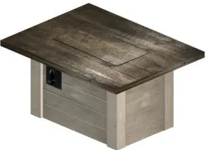 THE OUTDOOR GREATROOM Alcott Fire Table ALC 1224