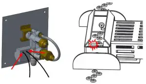 THE OUTDOOR GREATROOM Alcott Fire Table ALC 1224 - Electrode