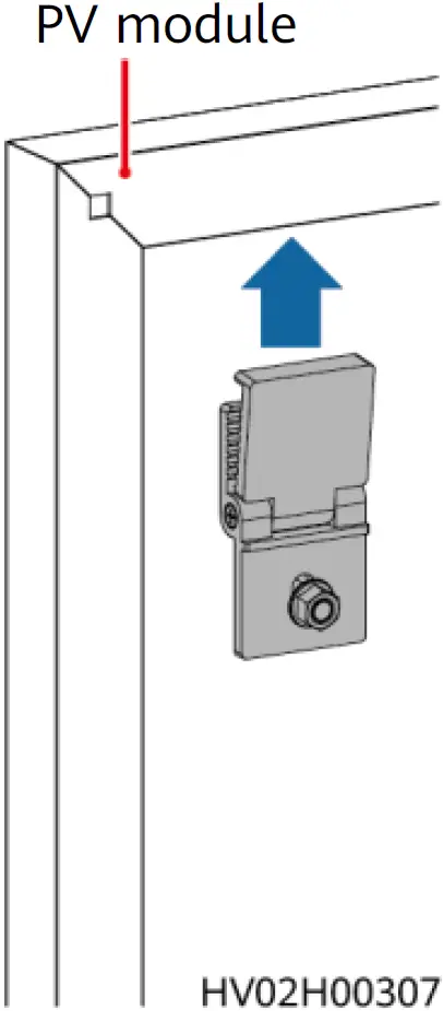 Installing on PV Module Frame 01