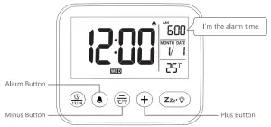 NOKLEAD NK5247 Digital Travel Alarm Clock - figure 3