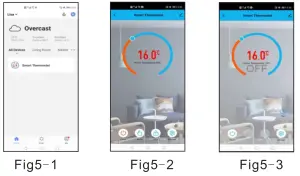 Somgoms TP528 WiFi Heating Room Thermostat - explanation