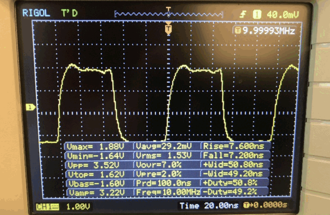 DXpatrol GPSDO 2.0 - Square Wave output