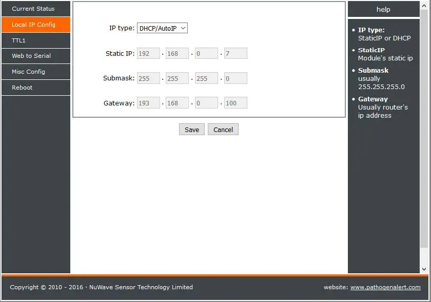 nuwave Sensors TD40v2.1.1 Particle Counter fig15