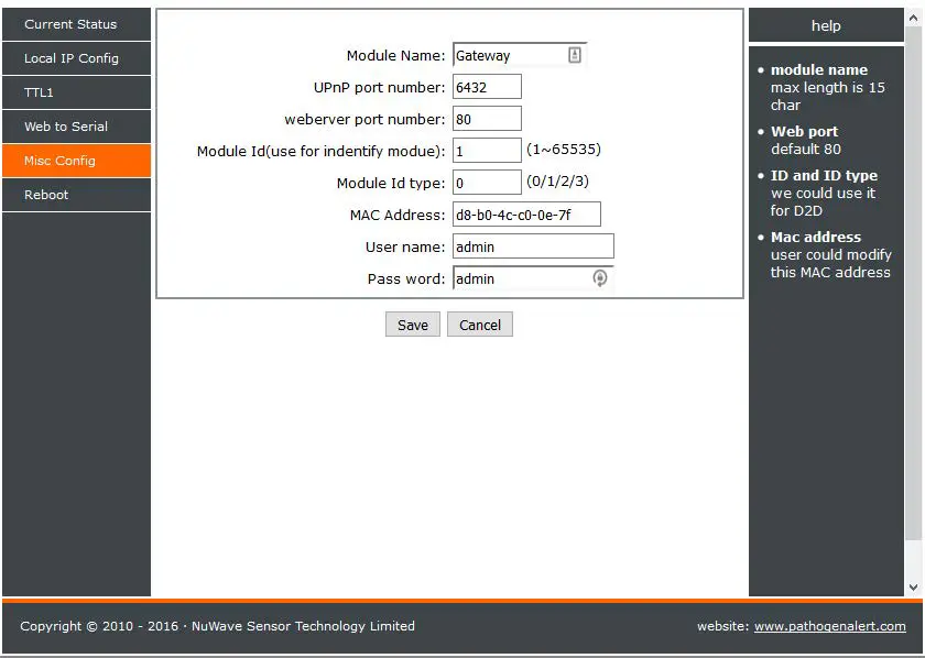 nuwave Sensors TD40v2.1.1 Particle Counter fig17