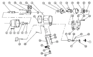 CENTRAL PNEUMATIC 66984 3 4 Inch Heavy Duty Air Impact Wrench - For technical