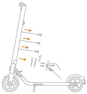 ninebot E22E Kick Scooter - M3 screw
