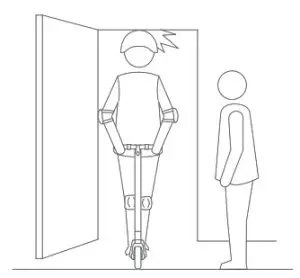 ninebot E22E Kick Scooter - doorways