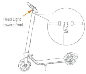 ninebot E22E Kick Scooter - orientation