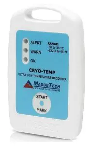 MADGE TECH CryoTemp Ultra Low Temperature Data Logger