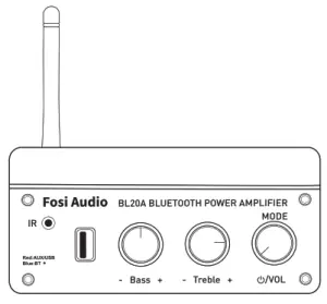 FOSI AUDIO BL20A Bluetooth Power Amplifier