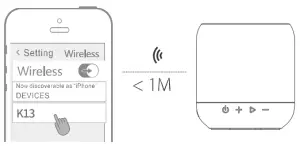 NUBWO K13 Portable Bluetooth Wireless Speaker -pair