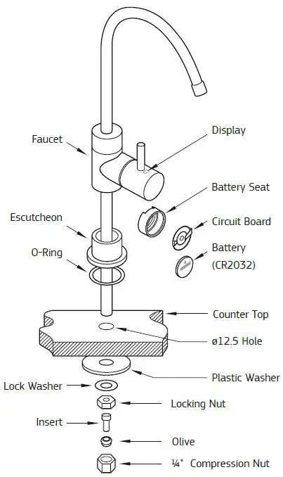 Figure 2 - Battery Installation