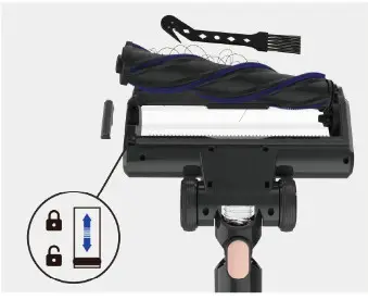 UMLo V111 Cordless Vacuum - Brush