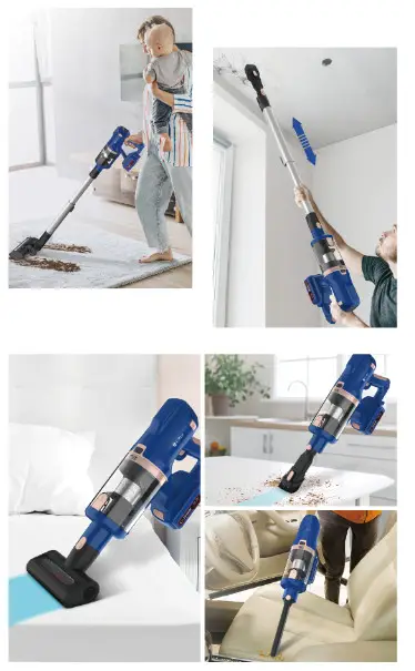 UMLo V111 Cordless Vacuum - tools