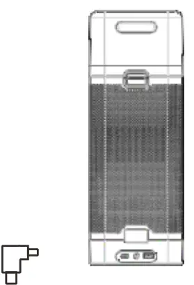 Zhongshan Turbos Technology DK01 Multi Function air purifier - CHARGER