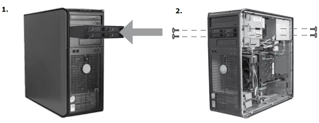 ICY BOX IB-2242SSK Quattro Backplane for 2.5 Inch HDD-4