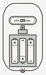 bcp SKY6239 Standing Animatronic Werewolf - BATTERY BOX