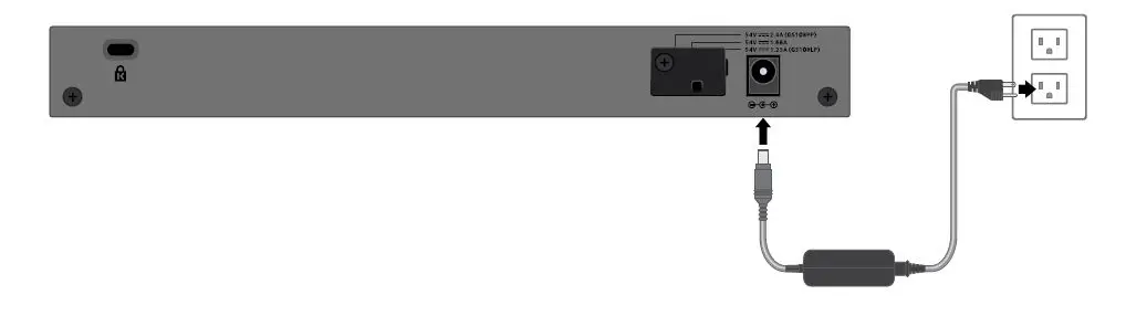 NETGEAR GS108LP 8-Port Gigabit Ethernet PoE+ Unmanaged Switch with FlexPoE 60W Installation-2