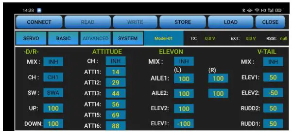 RADioLink T8S (FHSS) - ADVANCED Menu