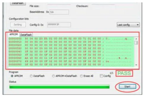 RADioLink T8S (FHSS) - Click “START” and the process bar becomes GREEN