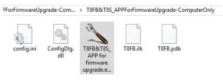 RADioLink T8S (FHSS) - Open the software to upgrade T8S firmware