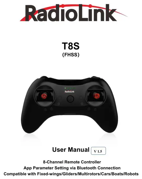 RADioLink T8S (FHSS) User Manual